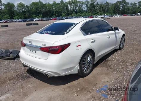 2020 Infiniti Q50 Luxe Awd z USA, uszkodzony, nr VIN JN1EV7AR2LM251924